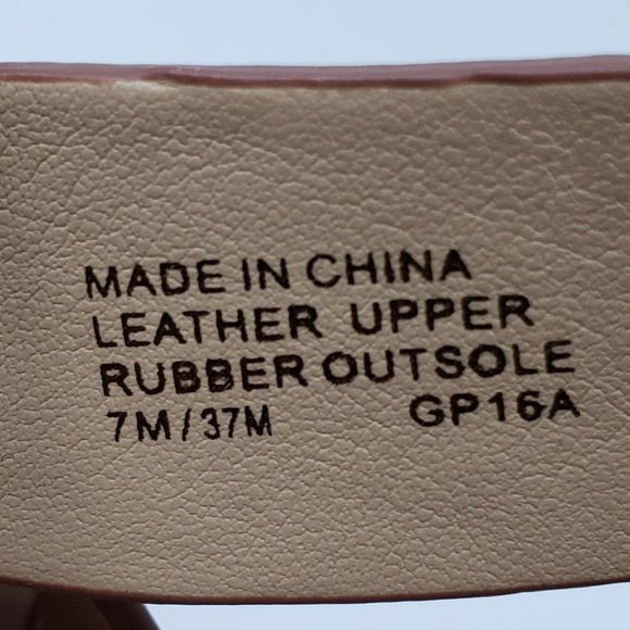 Authentic Michael Kors Wedge Leather Brown Sandal - Picture 8 of 8